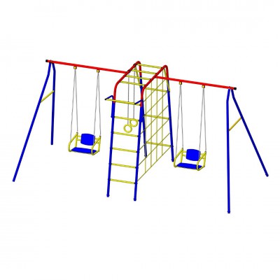 Уличный ДСК Юла с 2 качелями и сеткой